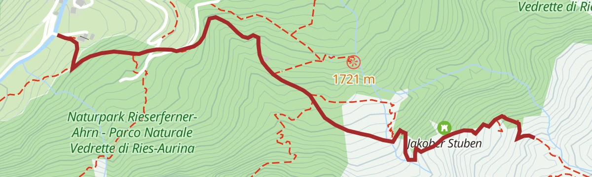 Route map: Miner's Path Prettau/Predoi
